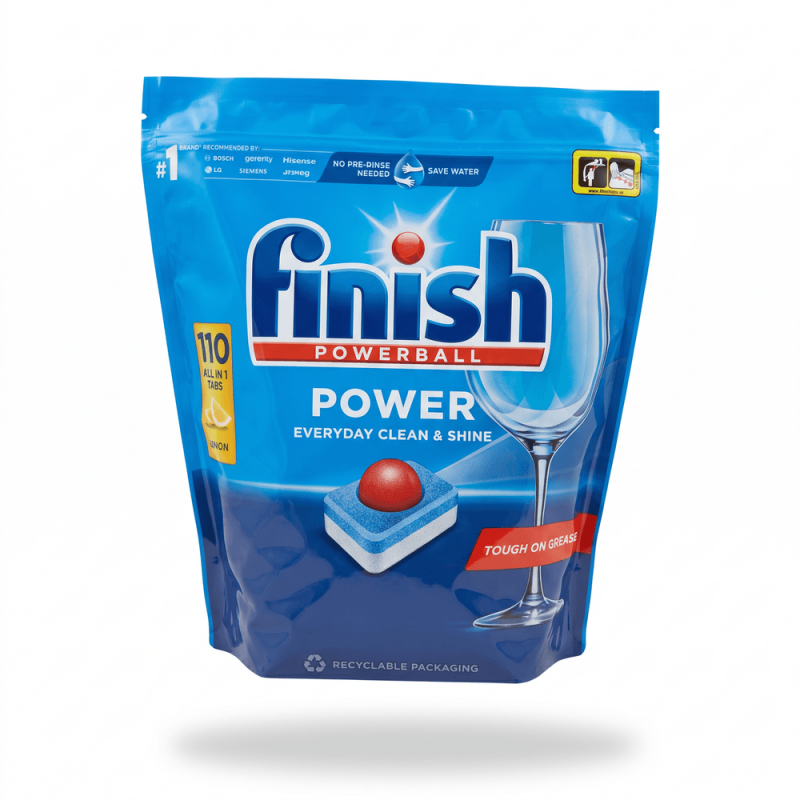 Pastile masina de spalat vase Finish Powerball All in 1 lamaie 110 buc